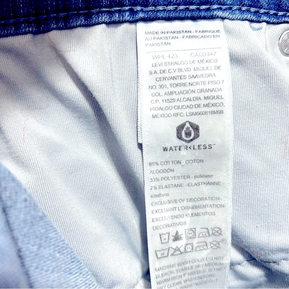 Signature by Levi Strauss Women’s High-Rise Straight Leg Blue Denim Jeans - Picture 5 of 10